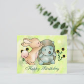 Carte Postale Hase et Igel (Debout devant)