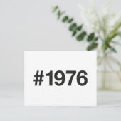 Carte Postale Hashtag 1976 49 Anniversaire (Debout devant)