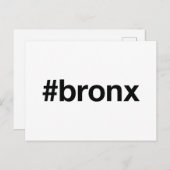 Carte Postale Hashtag BRONX (Devant / Derrière)