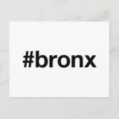 Carte Postale Hashtag BRONX (Devant)