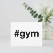 Carte Postale Hashtag GYM (Debout devant)