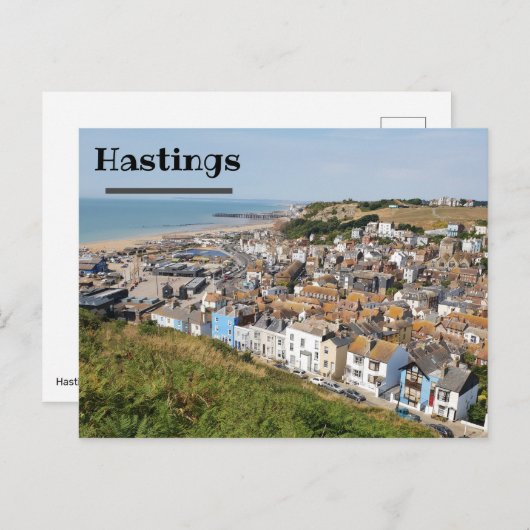 Carte postale Hastings (Devant / Derrière)