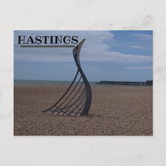 Carte postale Hastings Beach (Devant)