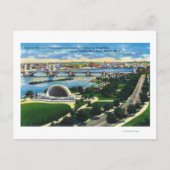 Carte Postale Hatch Memorial Band Shell, Charles River (Devant)