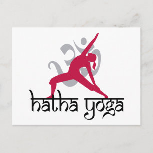 Carte Postale Hatha Yoga Pose