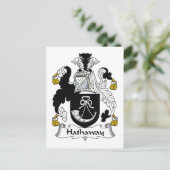Carte Postale Hathaway Family Crest (Debout devant)