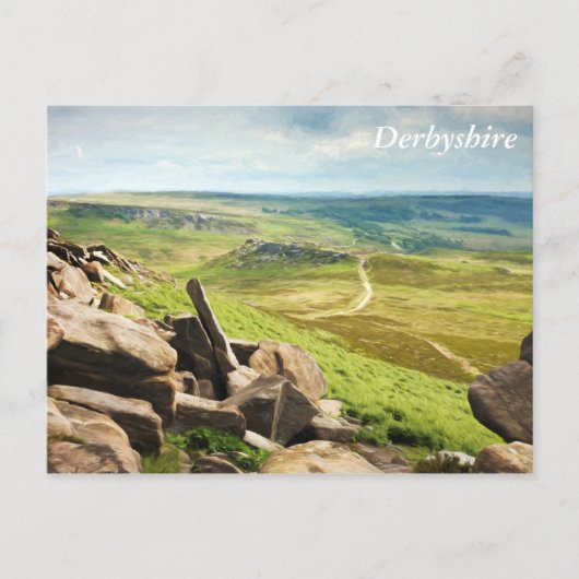 Carte Postale Hathersage Moor (Devant)