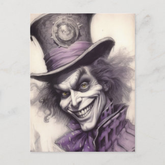 Carte Postale Hatter, Dessin, Art