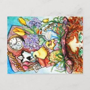 Carte Postale Hatter et son design Casquette de printemps