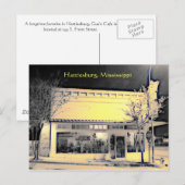 Carte postale Hattiesburg, Mississippi (Devant / Derrière)