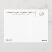 Carte postale Hattiesburg, Mississippi (Dos)