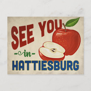 Carte Postale Hattiesburg Mississippi Apple - Vintage voyage