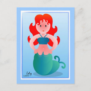 Carte postale Haughty Mermaiden