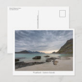 Carte Postale Haukland Beach (Devant / Derrière)