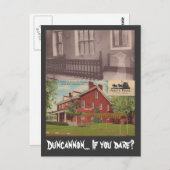 Carte postale Haunted Amity Hall Duncannon PA & Gh (Devant / Derrière)