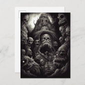 Carte postale Haunted Building Monsters Horreur Ar (Devant / Derrière)