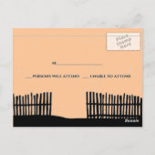 Carte Postale Haunted Halloween Mariage (Dos)