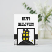 Carte postale Haunted House Halloween (Debout devant)