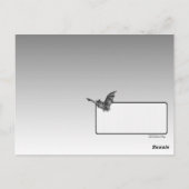 Carte postale Haunted Mansion Halloween (Dos)