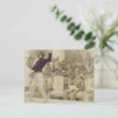 CARTE POSTALE HAUT (Debout devant)