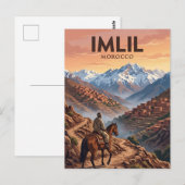 Carte Postale Haut Atlas Maroc (Devant / Derrière)