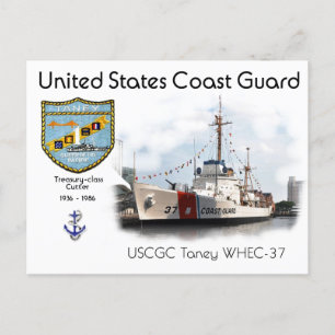 Carte Postale Haut coupeur de résistance d'USCGC Taney WHEC-37