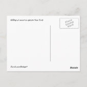 Carte Postale Haut de la colline au coucher du soleil (Dos)