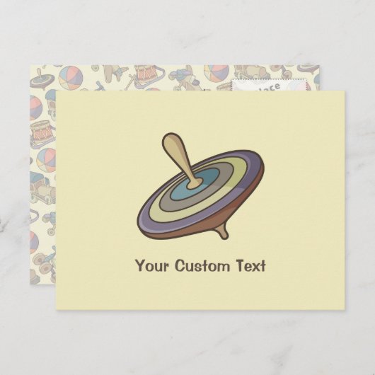 Carte Postale Haut de rotation (Devant / Derrière)