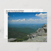 Carte Postale Haut du mont Whiteface, Adirondacks, NY (Devant / Derrière)