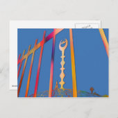 Carte Postale Haut d'une mosquée (Devant / Derrière)