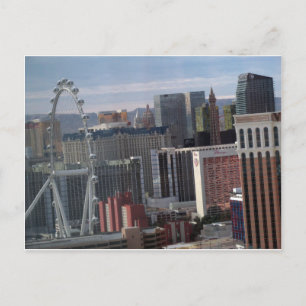 Carte Postale Haut rouleau et Las Vegas Center Strip