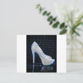 Carte Postale Haut talon bleu (Debout devant)