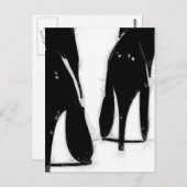 Carte Postale Haut talons de derrière (Devant / Derrière)