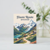 Carte Postale Haute Route Suisse (Debout devant)