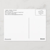 Carte Postale haute vallée d'hudson (Dos)