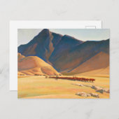 Carte Postale Hautes collines de Tehachapi, 1936 par Maynard Dix (Devant / Derrière)