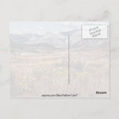 Carte Postale Hautes terres de l'Est, fleurs du Zimbabwe (Dos)