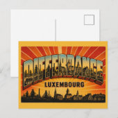 Carte Postale Hauts fourneaux de Differdange Luxembourg (Devant / Derrière)