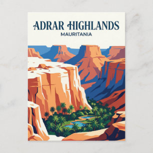 Carte Postale Hauts plateaux de l'Adrar Mauritanie