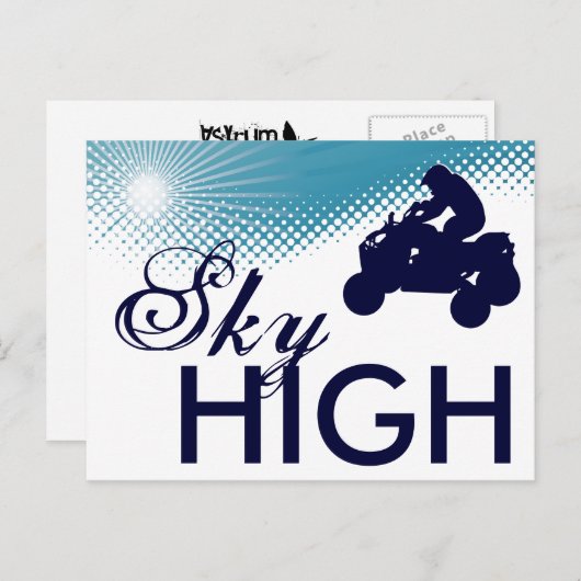 Carte Postale hauts quads (Devant / Derrière)