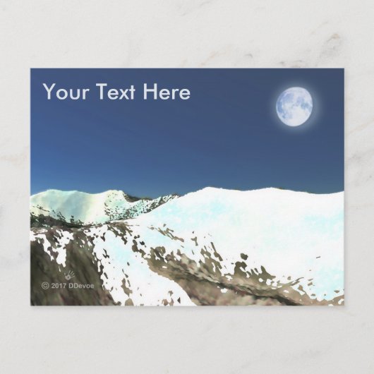 Carte Postale Hauts sommets - Air léger (Devant)