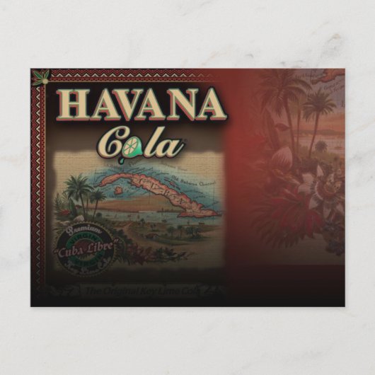 Carte postale Havana Cola (Devant)