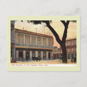 Carte Postale Havana, Cuba, Hotel Telegrafo, 1911 Vintage