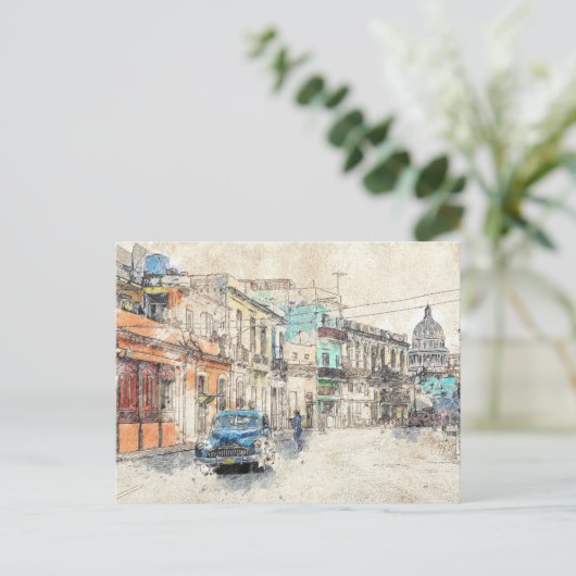 Carte Postale Havane (Debout devant)