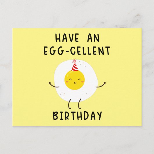 Carte Postale have an eggcellent birthday funny birthday (Devant)