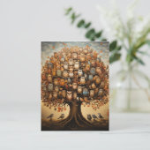 Carte Postale Haven Whimsical : L'Arboretum Adoré Aux Chouettes (Debout devant)