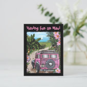 Carte Postale Having fun on Maui (Debout devant)