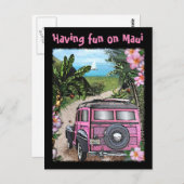 Carte Postale Having fun on Maui (Devant / Derrière)
