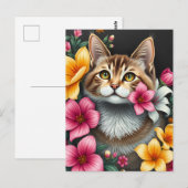 Carte Postale Havre de chat botanique (Devant / Derrière)