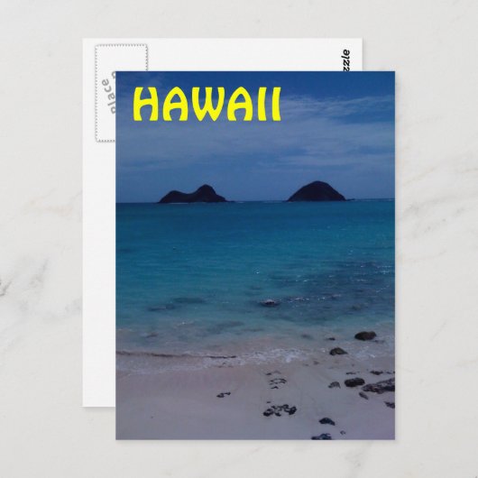Carte Postale Hawaï (Devant / Derrière)